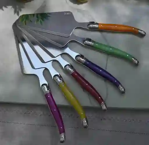 Laguiole Espatula Para Torta Rosado - Sin Caja