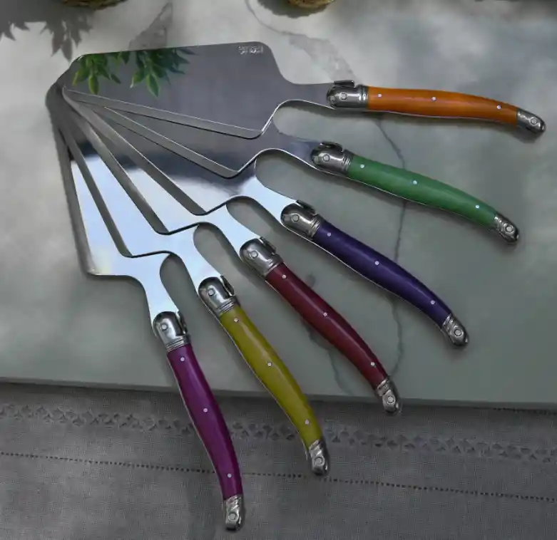 Laguiole Espatula Para Torta Rosado - Sin Caja