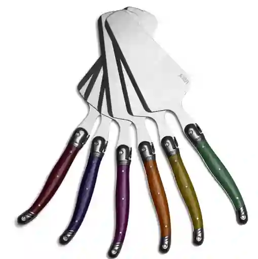 Laguiole Espatula Para Torta Naranjo - Sin Caja