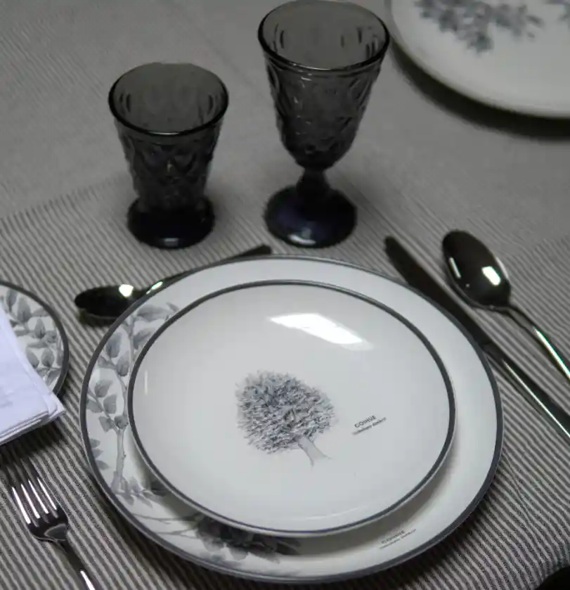 Juego Vajilla 24 Piezas Porcelana Coihue Klapp By Garuga