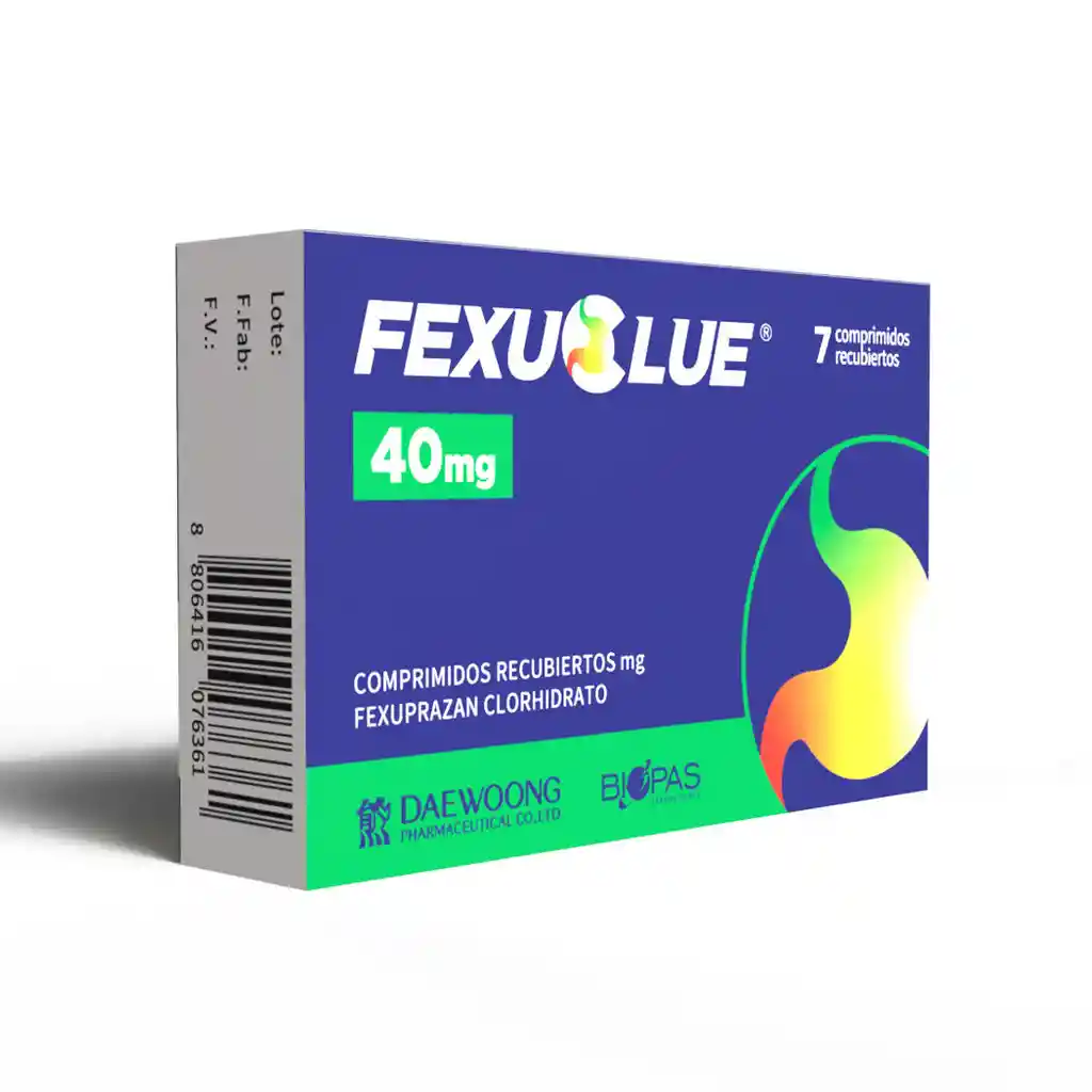 Fexuclue Com 40 Mg X 7 Comprimidos
