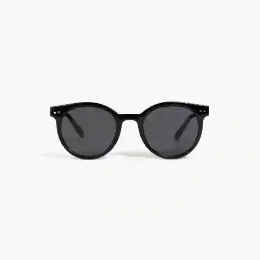 Lentes De Sol Redondos Clásicos Negro