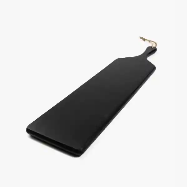 Tabla De Madera Alargada Negro