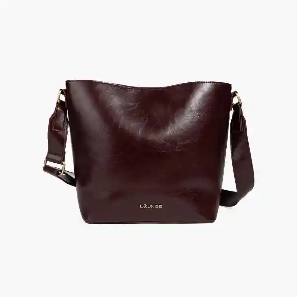 Cartera Bandolera Acharolada Burdeo