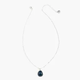 Collar Cadena Alargada Plateado