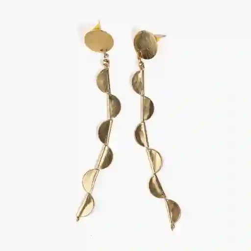 Aros Largos Semicírculos Dorado