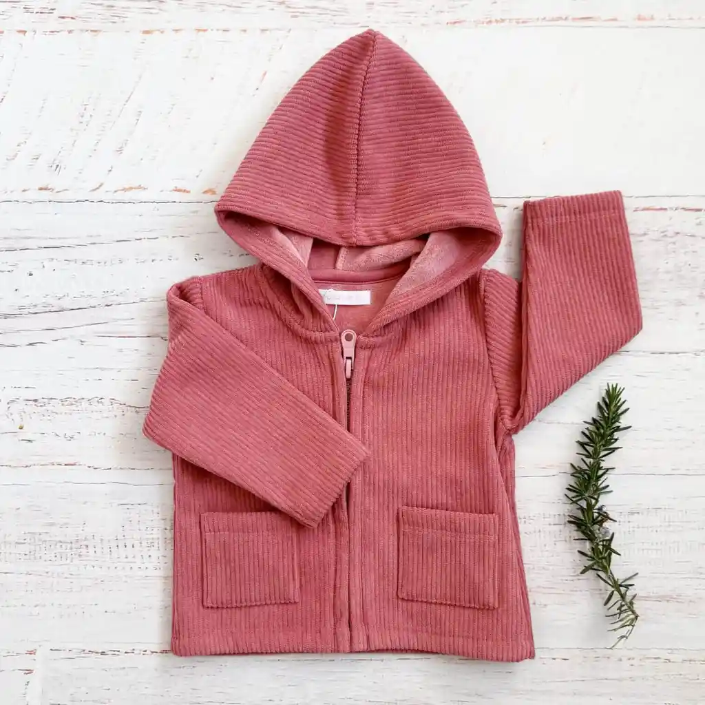 Chaqueta Martina Rosado Talla 9/12 Meses