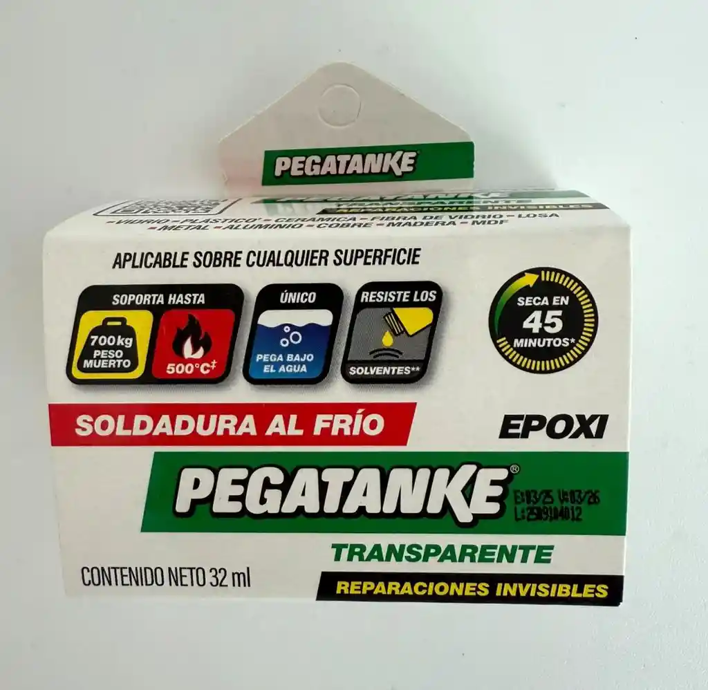 Pegatanke Pegamento Transparente