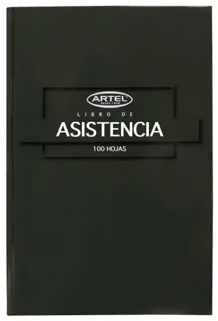 Libro Asisistencia Personal Artel Mensual 100 Hojas