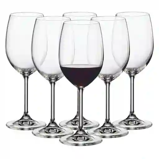 Set X 6 Copas Vino Ripley Home