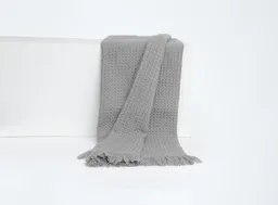 Maison Linett-manta Waffle Gris