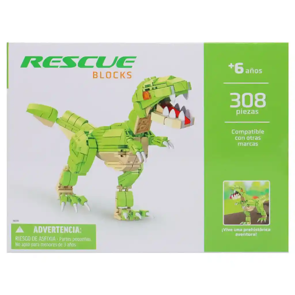 Bloques 308pcs Dino T-rex