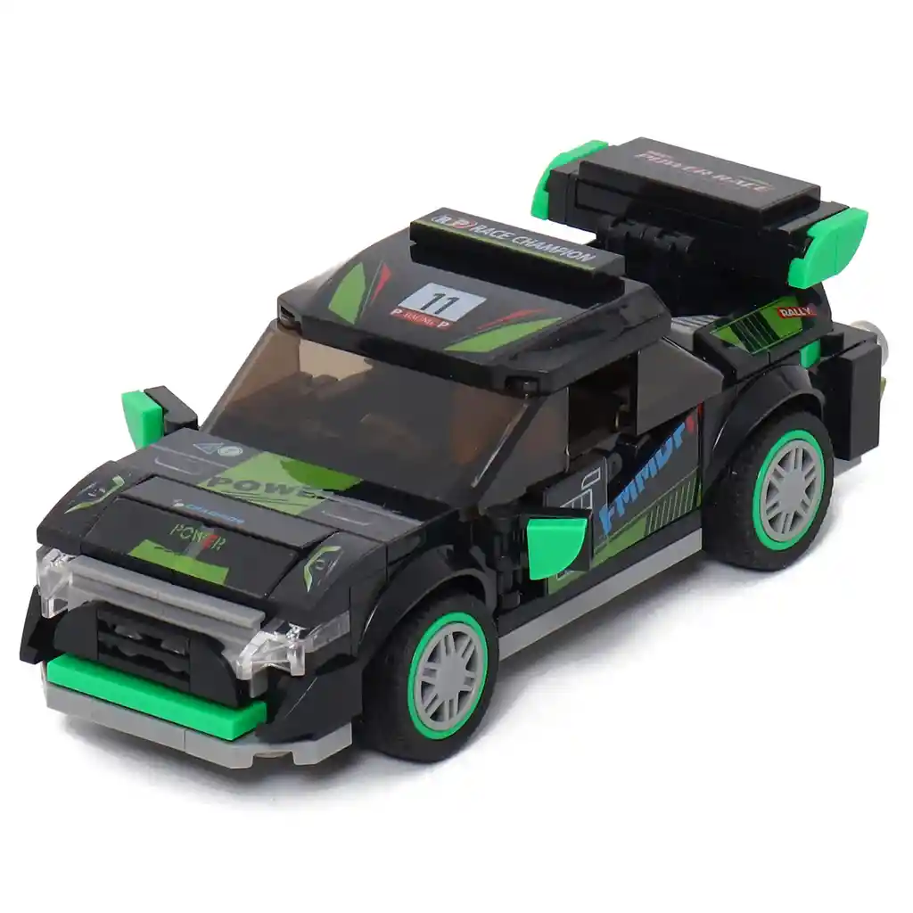 Bloques 183pcs Auto Negro C/aleron