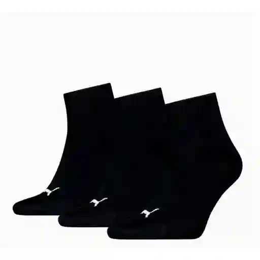 Set Calcetines Puma Quarter Plain 3p 938589 06 Negro 39/42