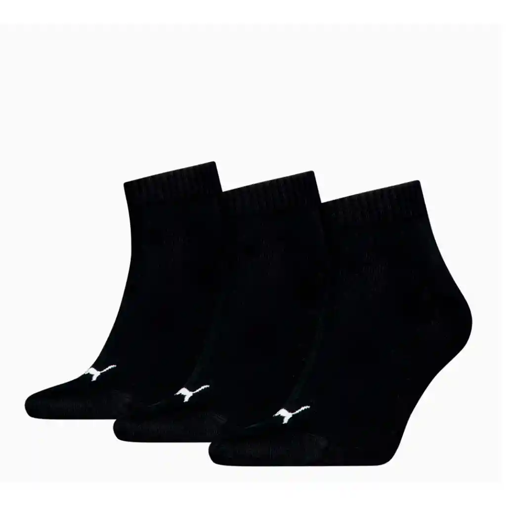 Set Calcetines Puma Quarter Plain 3p 938589 06 Negro 39/42