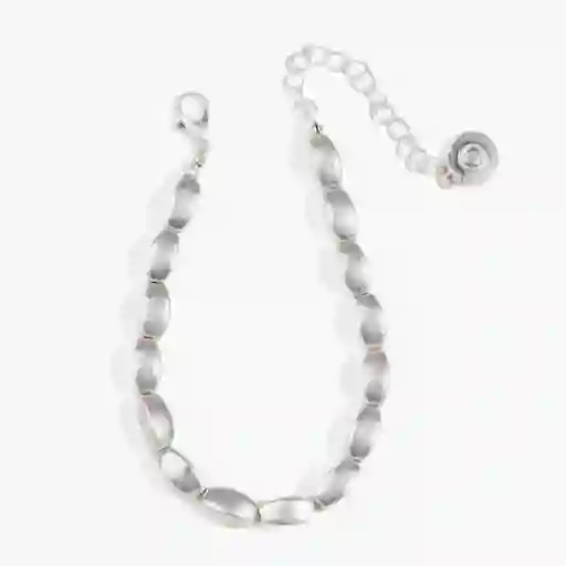 Pulsera Textura Plateado