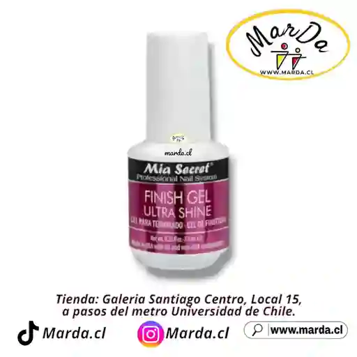 Top Uv Finish Gel Ultra Shine Mia Secret 7,4 Ml