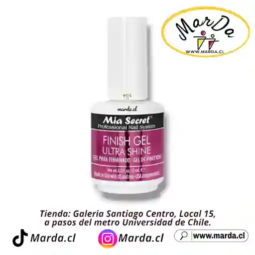 Top Uv Finish Gel Ultra Shine Mia Secret 15 Ml