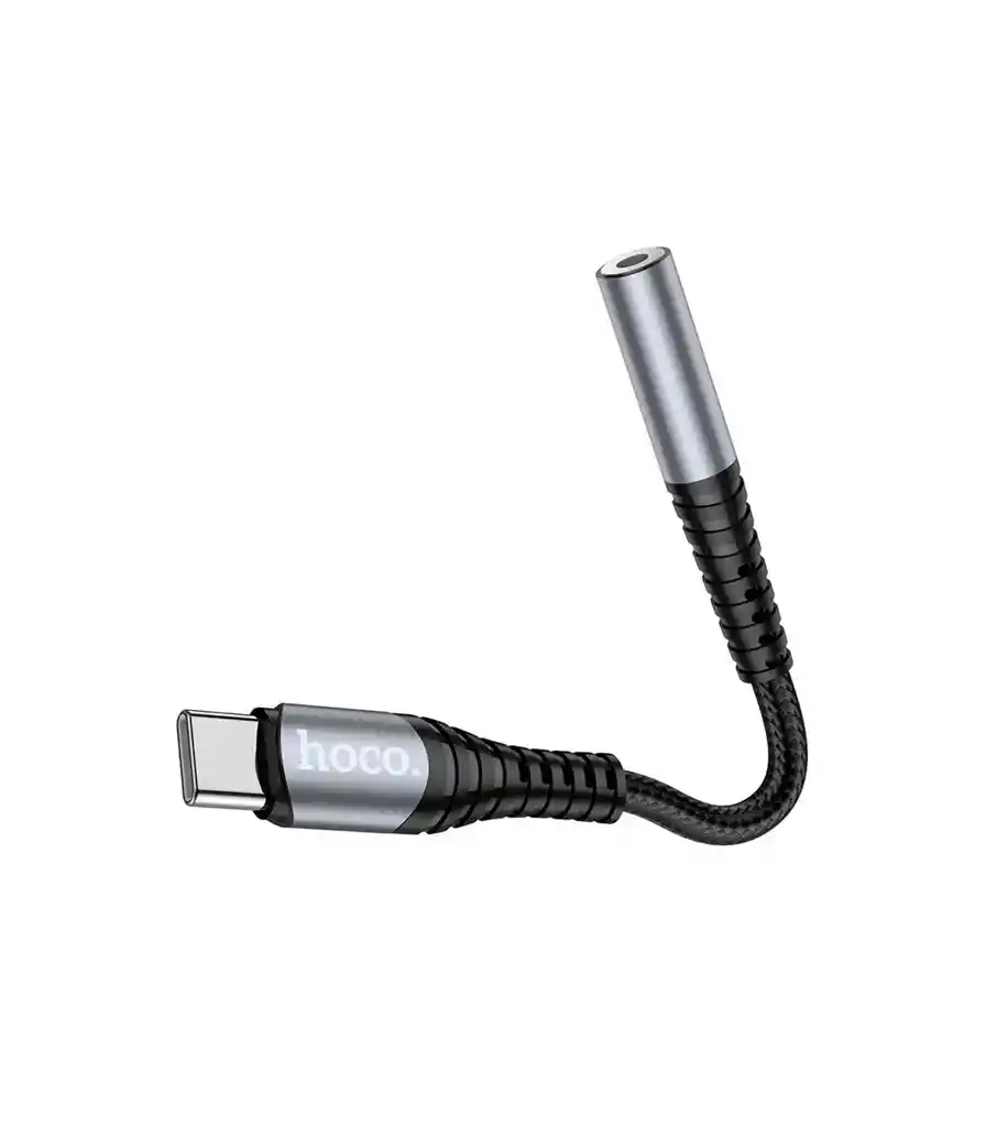 Adaptador Audio Hoco Ls33 Usb-c A Plug 3.5mm Negro