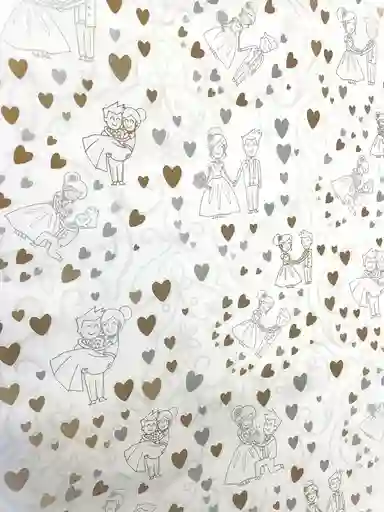 Papel De Regalo Motivo De Bodas