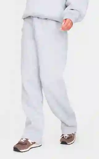 Pantalón Buzo Gris Recto S Algodón