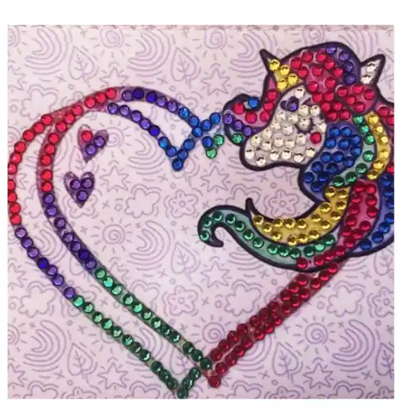 Estuche Unicornio Para Pegar Diamantes