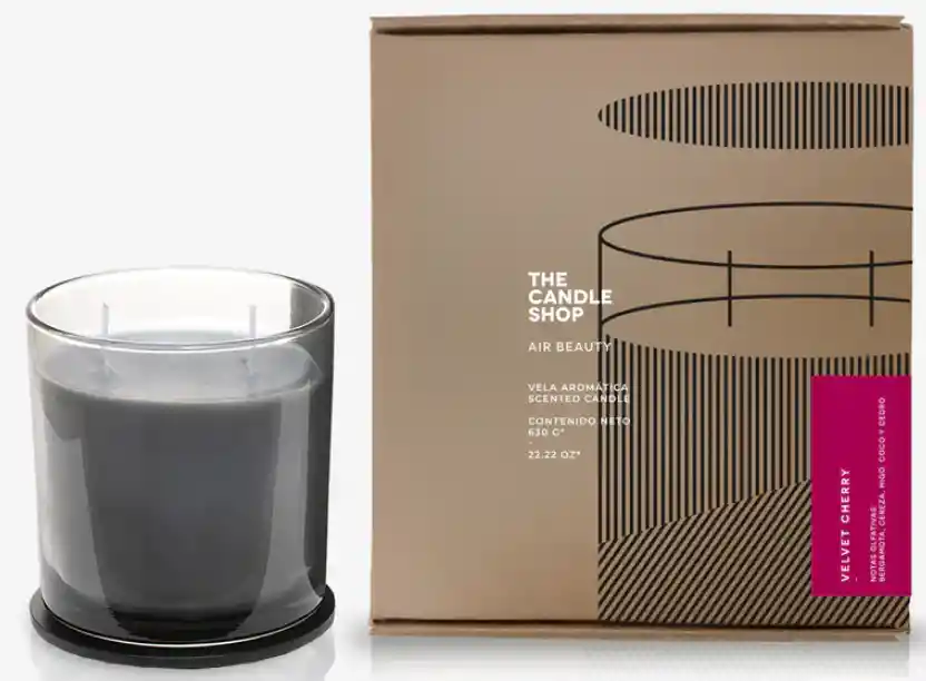 Vela Grey Xl Velvet Cherry