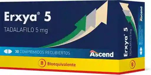 Erxya Tadalafilo 5mg - 30 Comprimidos Recubiertos