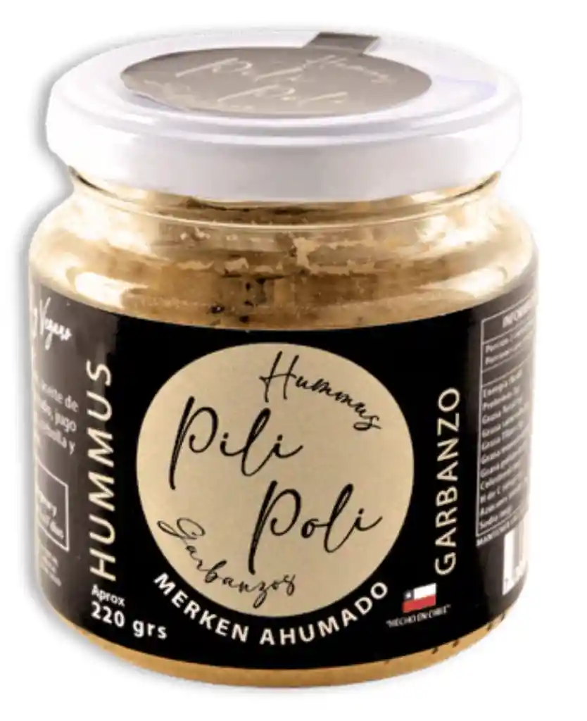 Hummus Garbanzos Merken Ahumado Pili Poli 220g