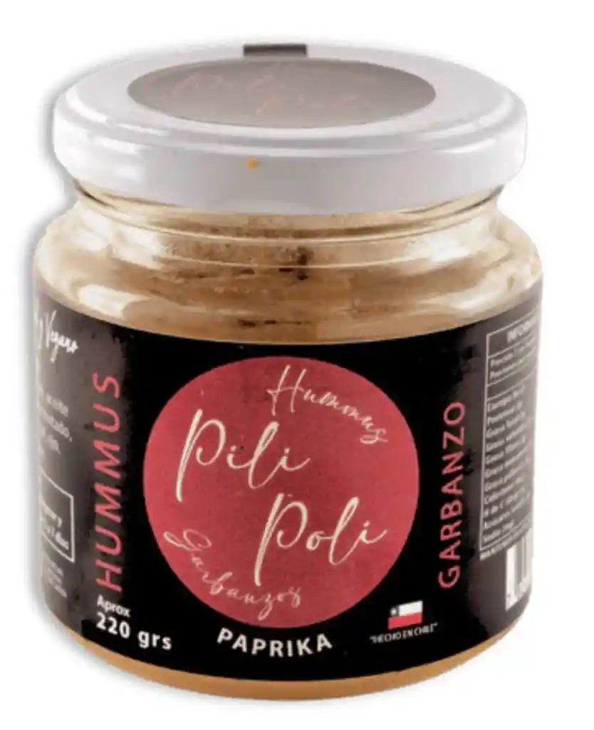 Hummus Garbanzos Paprika 220g Pili Poli