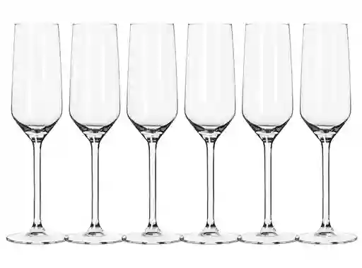 Set 6 Copas Flauta Enjoy The Moment