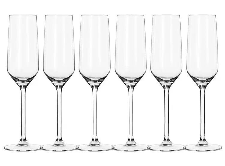 Set 6 Copas Flauta Enjoy The Moment