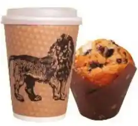 Marley Chocolate Fuerte Mediano + Muffin Chocolate Con Chips