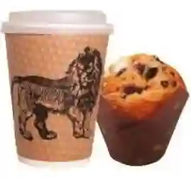 Marley Chocolate Fuerte Mediano + Muffin De Arándanos