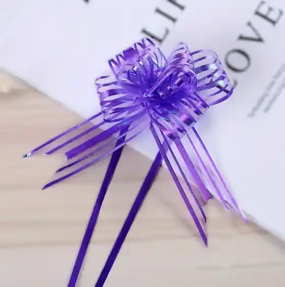 Lazo Mediano Morado Para Regalo