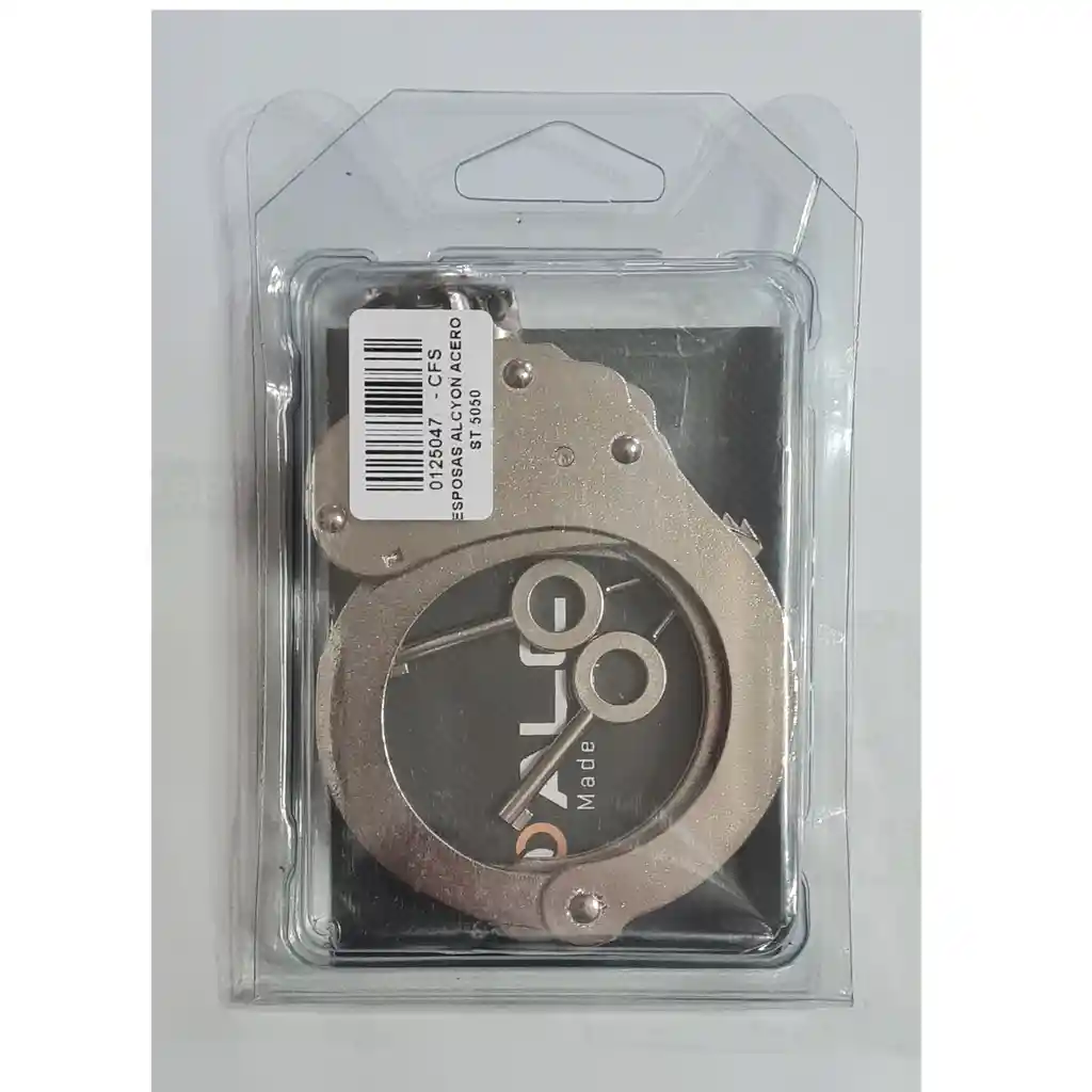 Esposas Alcyon Acero Inox Niquelado De Cadena 180gr Norma Usa Nij 0307.01