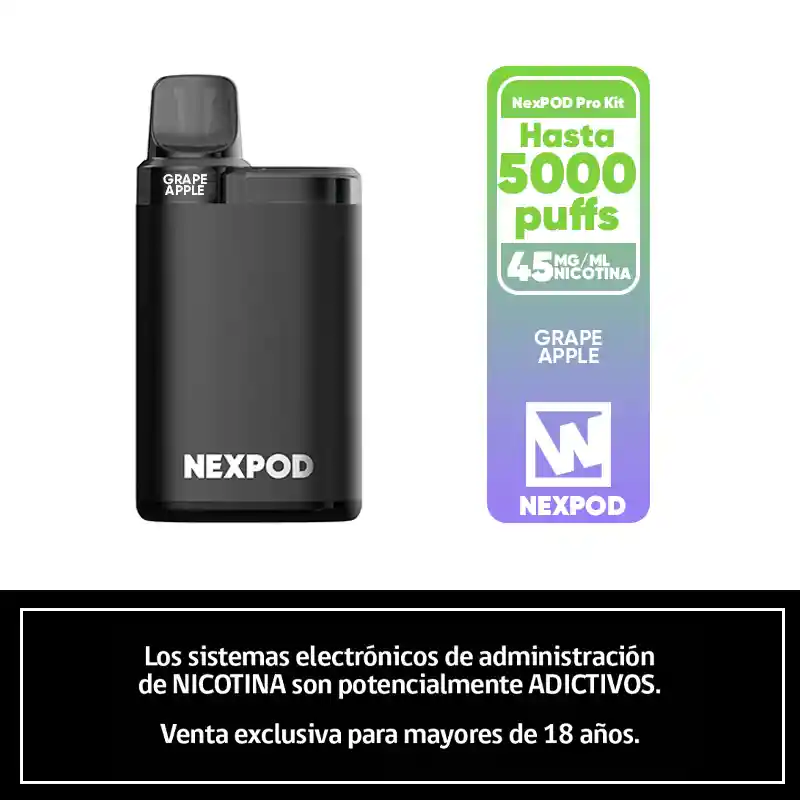 Nexpod Grape Apple Pod Kit 5000 Pufs
