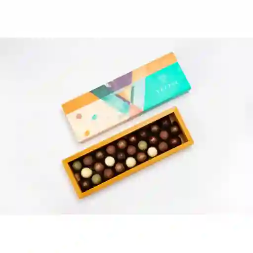 Caja Bombones Macizos Belgas Zero 27 Unidades