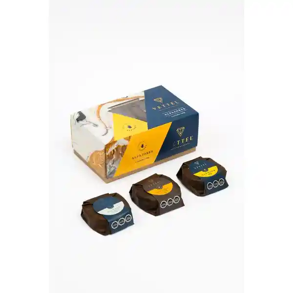 Caja Alfajor Artesanal Mix 6 Unidades
