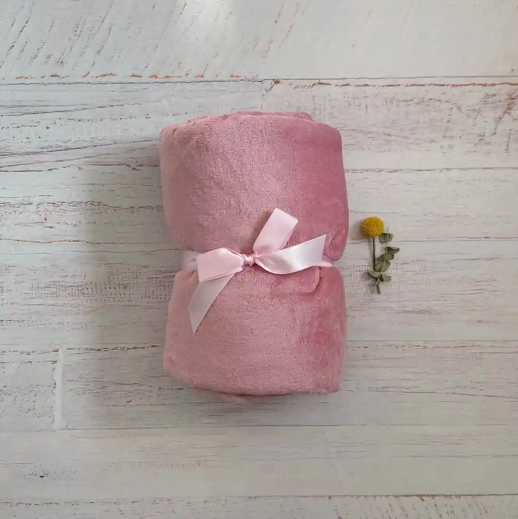 Manta Polar Palo Rosa Talla Unica