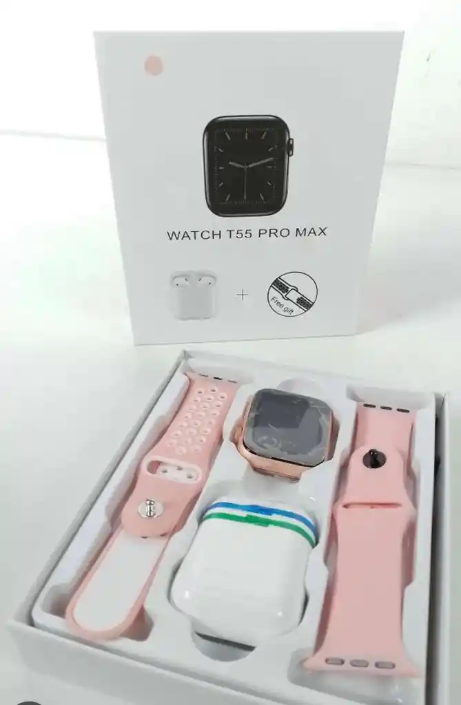 Smartwatch T55 Pro Max + Audífonos