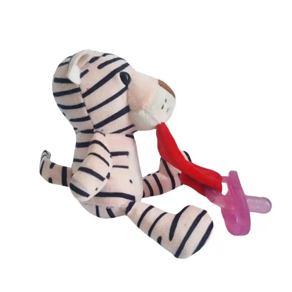 Sujeta Chupete Porta Chupete Peluche Apego + Chupete
