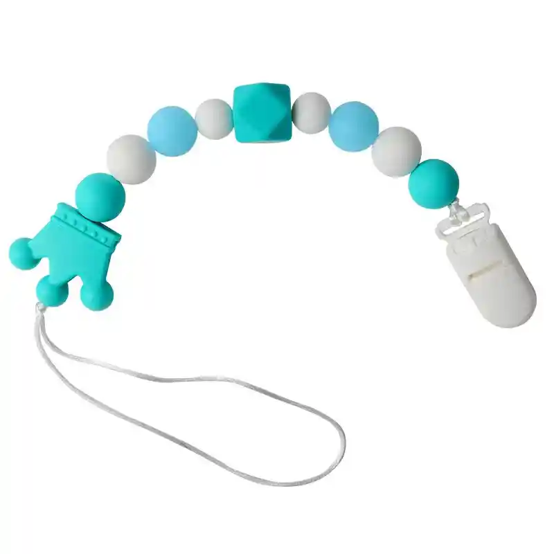 Sujeta Chupete Clip Porta Chupete Silicona Bebe Afirma Tete