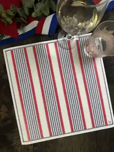 Plato Base · Lino Tricolor