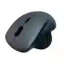 Tecmaster Mouse Ergonómico Dual, Bt + Wireless Recargable, Negro/gris