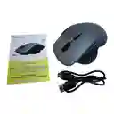 Tecmaster Mouse Ergonómico Dual, Bt + Wireless Recargable, Negro/gris