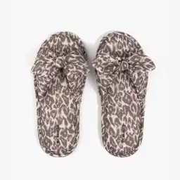 Pantuflas Dreamy Animal Print 39-40 Taupe