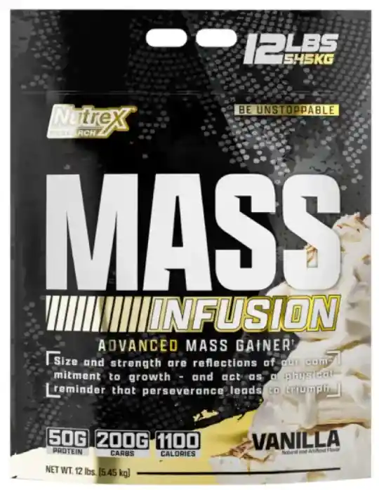Mass Infusion Gainer 12 Lbs - Nutrex Vainilla