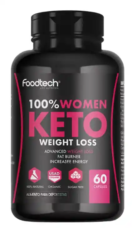 100% Women Keto 60 Caps - 100% Women Foodtech