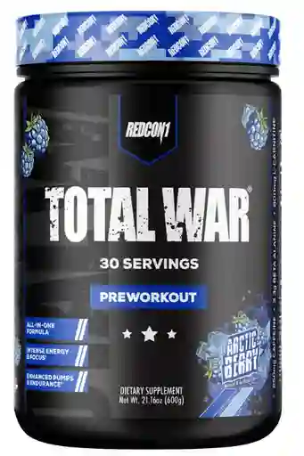 Pre-entreno Total War Preworkout 600 Gr - Redcon1 Artic Berry